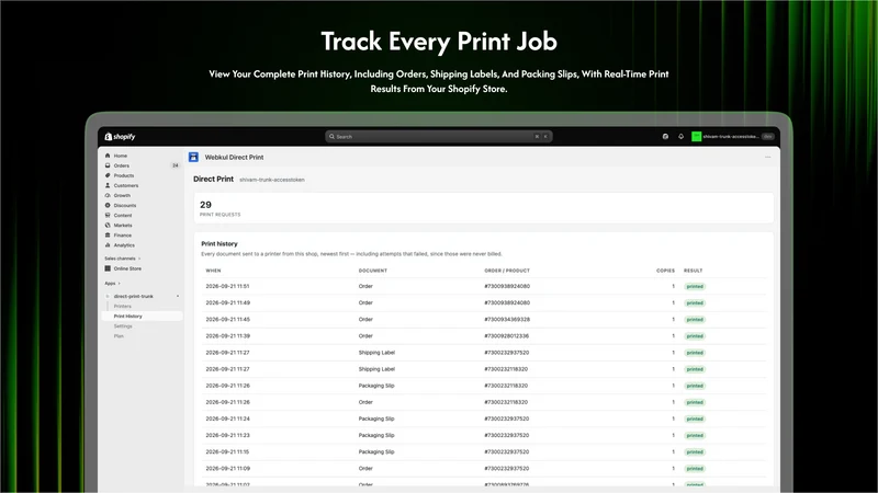 Webkul Direct Print