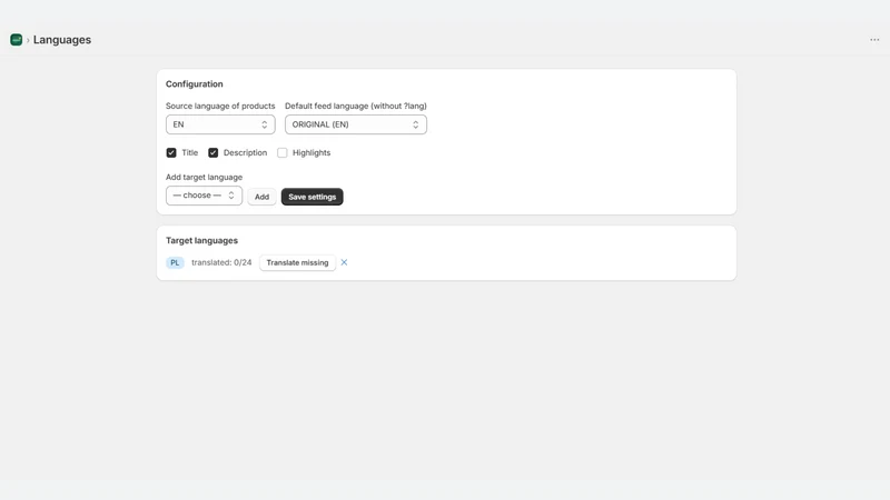 AI Feed Manager: Google & Meta