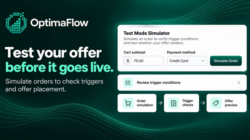 OptimaFlow 1‑Click Upsell