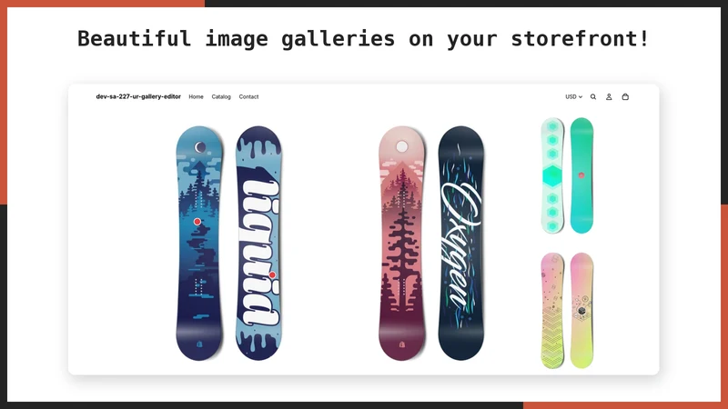 UR: Smart Gallery Editor