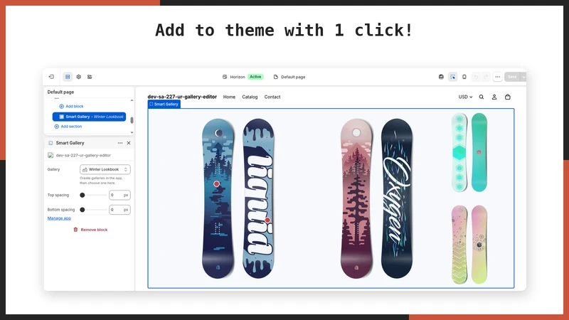 UR: Smart Gallery Editor