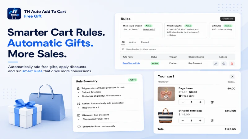 TH Auto Add To Cart Free Gift