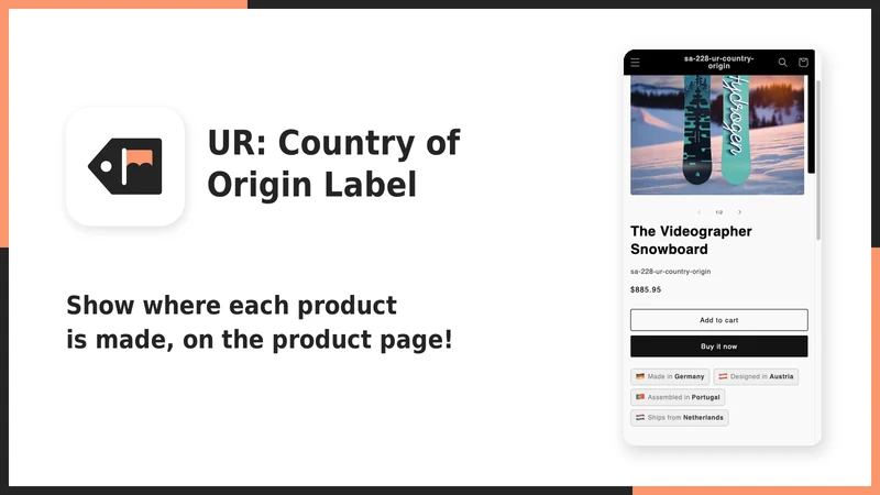 UR: Country of Origin Label