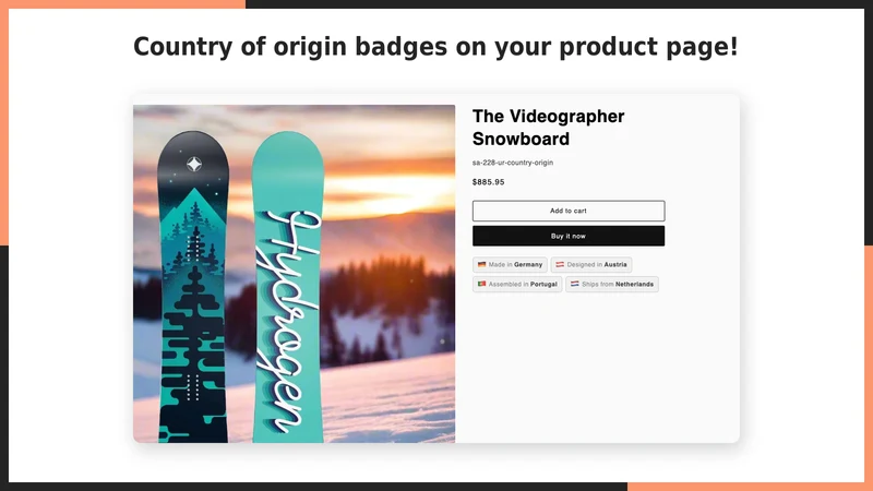 UR: Country of Origin Label