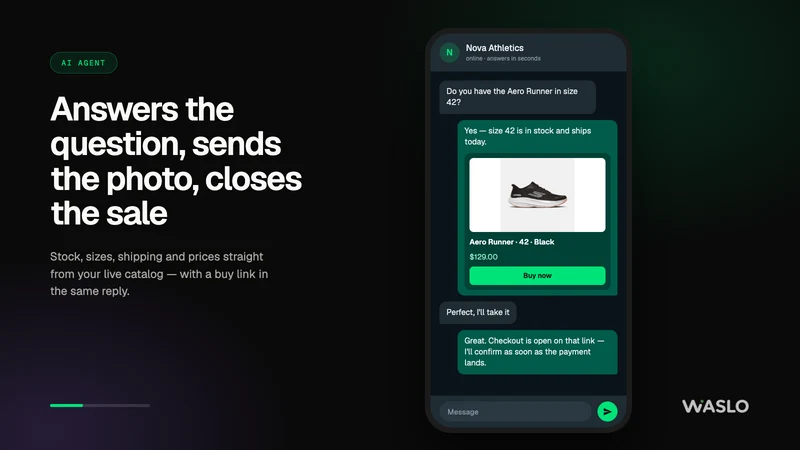 Waslo ‑ WhatsApp AI Agent