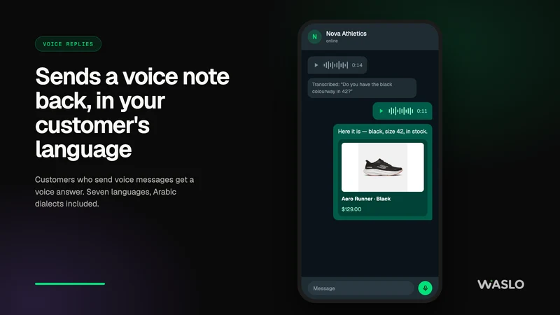 Waslo ‑ WhatsApp AI Agent