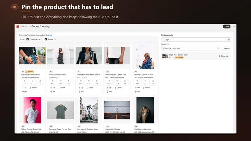 Sortexify Visual Merchandising