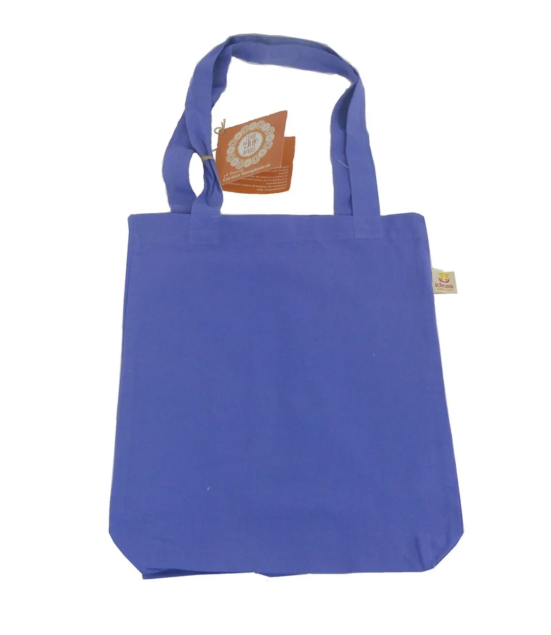 Bolsa algodón violeta
