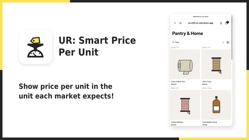UR: Smart Price Per Unit