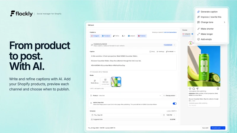 Flockly: AI Social Manager