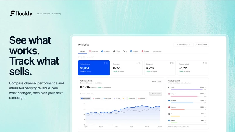 Flockly: AI Social Manager