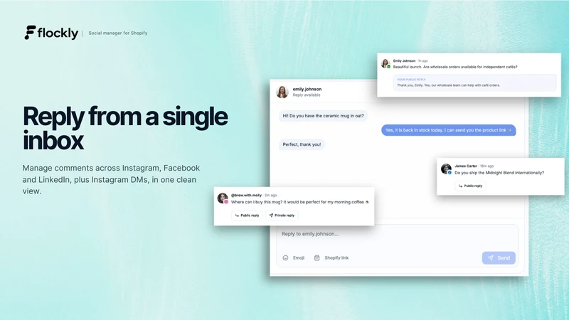 Flockly: AI Social Manager