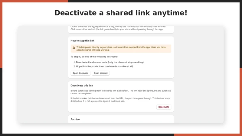 UR: Simple Checkout Links