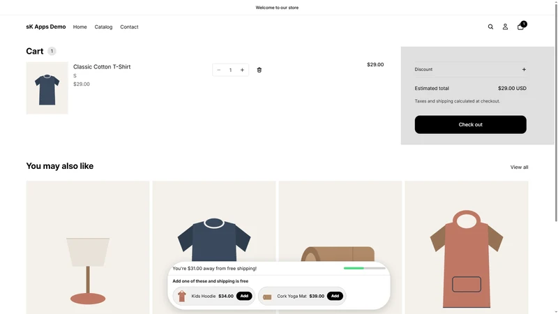sK Cart Filler: Free Shipping
