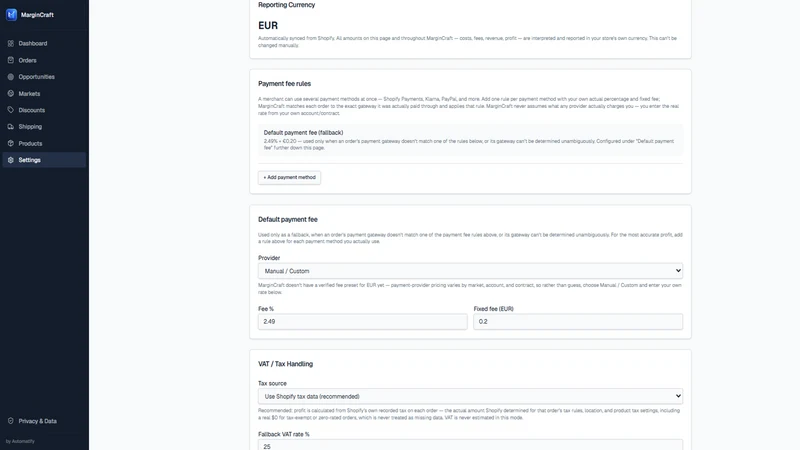 MarginCraft: Profit Analytics
