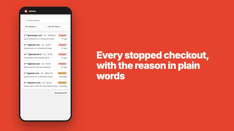 Halt: Card Testing Blocker