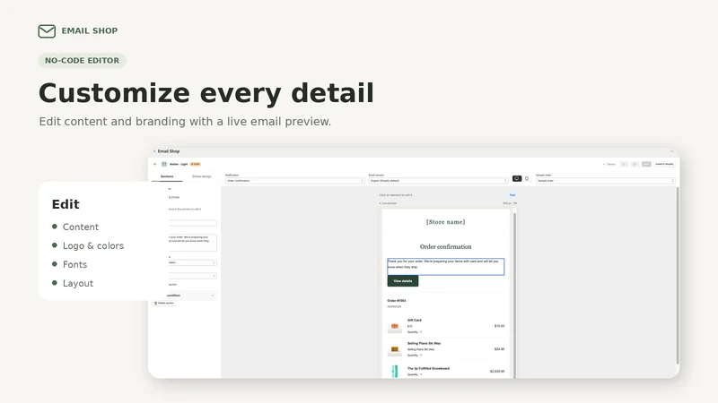 Email Shop ‑ Email Templates