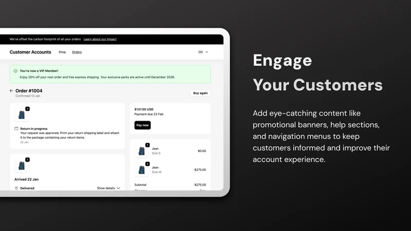 Customer Account Blocks