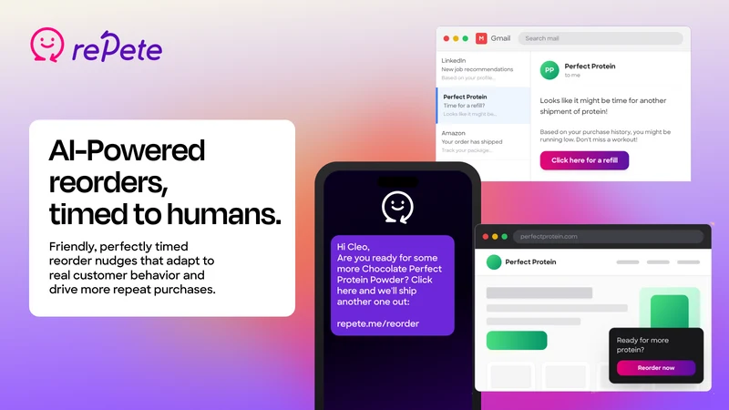 rePete: AI Reorder Sales Agent