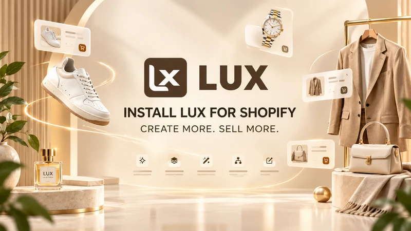 LUX AI Product Images, SEO/GEO