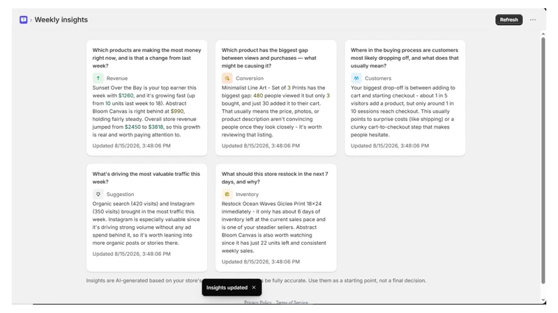 Craftedly: Ask Your Store