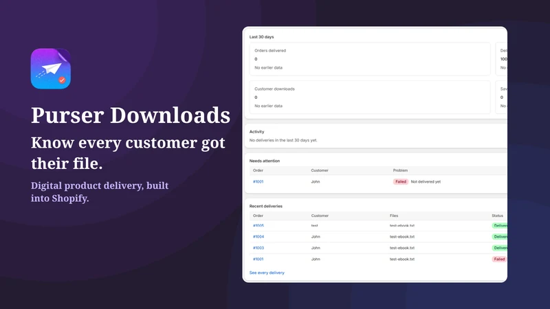 Purser Digital Downloads