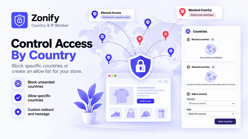 Zonify: Country & IP Blocker