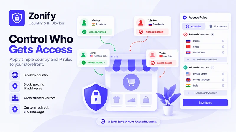 Zonify: Country & IP Blocker