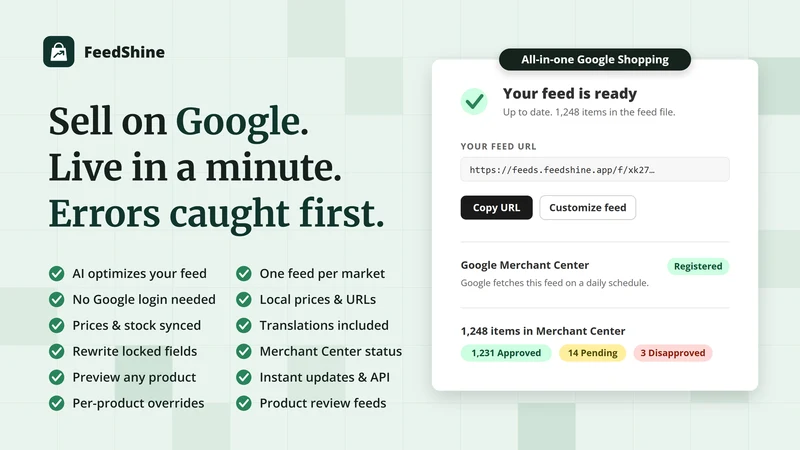 FeedShine Google Shopping Feed