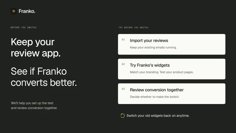 Franko Reviews