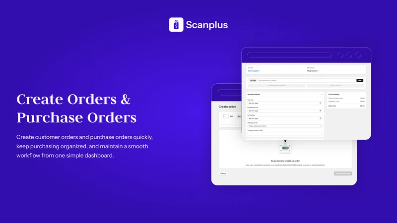 Scanplus ‑ Inventory & Barcode