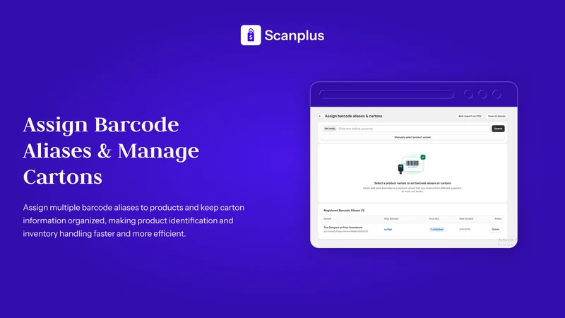Scanplus ‑ Inventory & Barcode