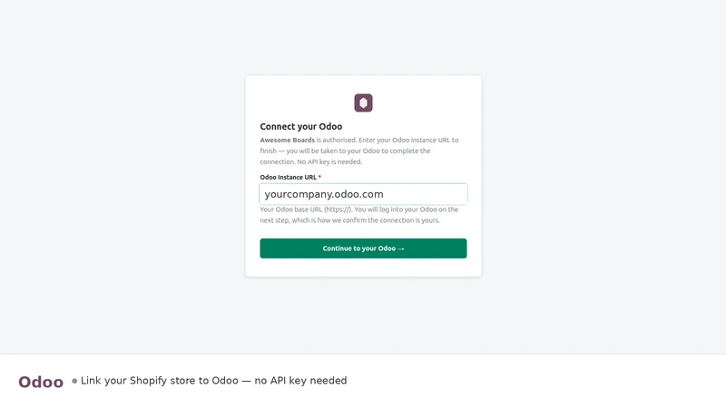 Odoo Integration