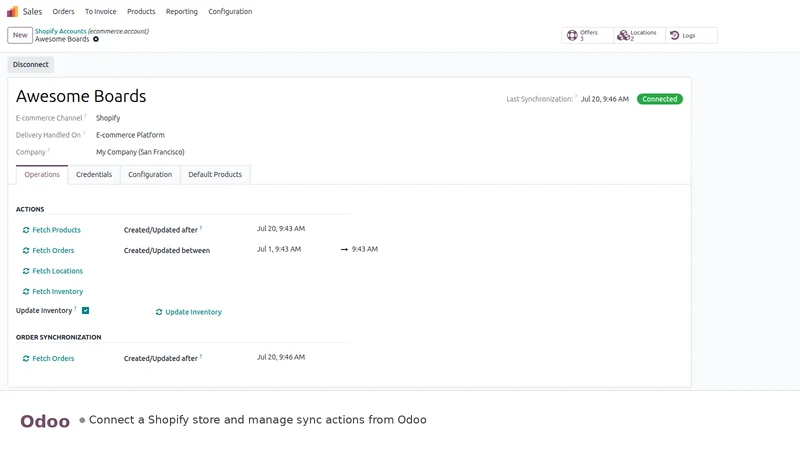 Odoo Integration