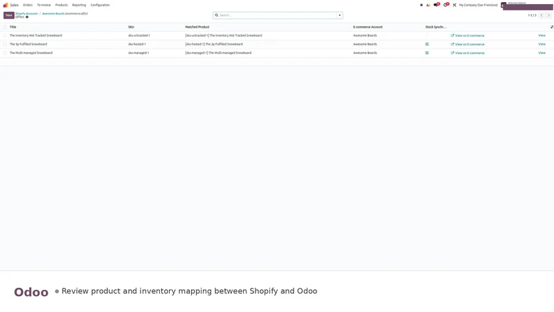 Odoo Integration