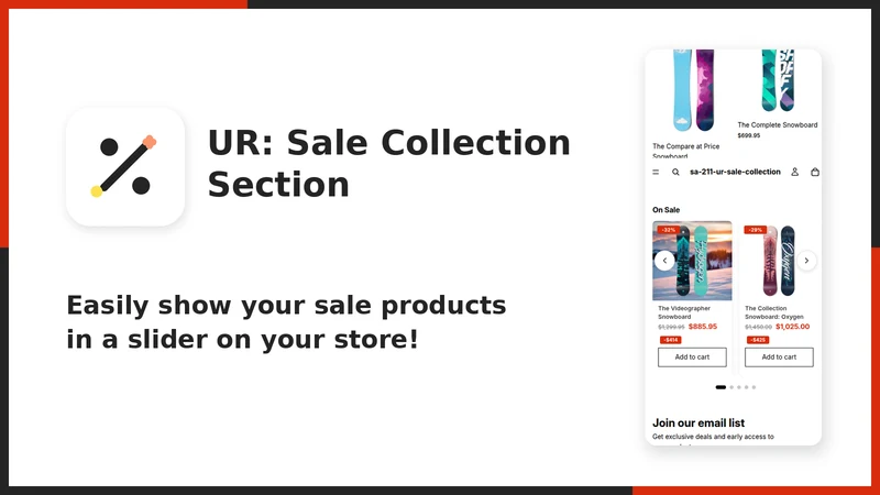 UR: Sale Collection Section