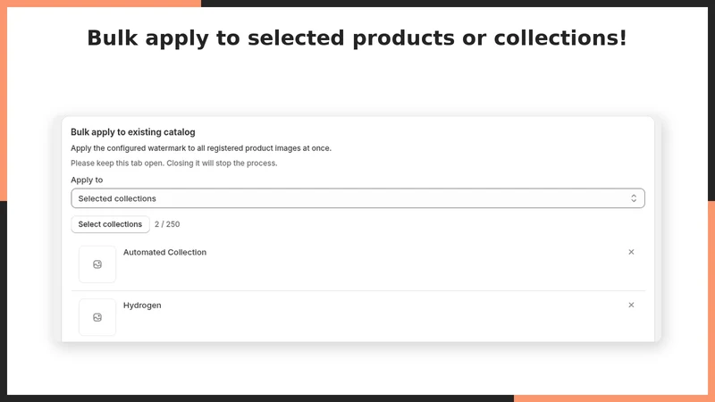 UR: Product Image Watermark