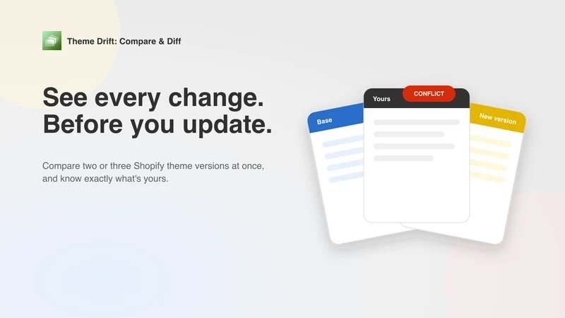 Theme Drift: Compare & Diff