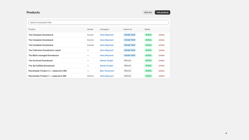 SplitMere: Consignment Payouts
