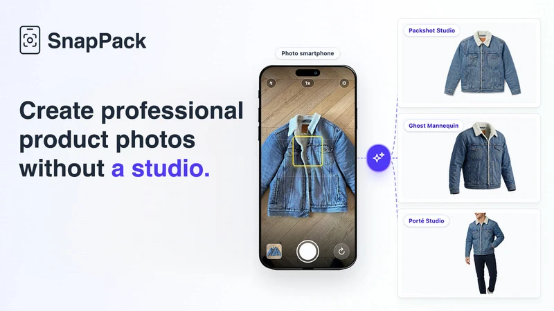 SnapPack ‑ AI Product Photos