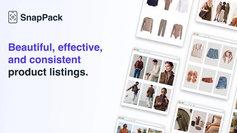 SnapPack ‑ AI Product Photos