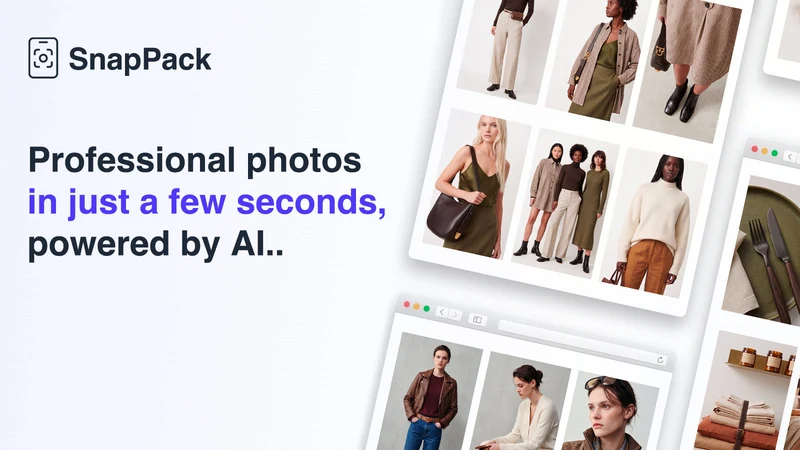 SnapPack ‑ AI Product Photos