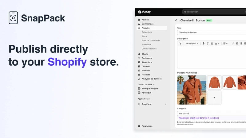 SnapPack ‑ AI Product Photos