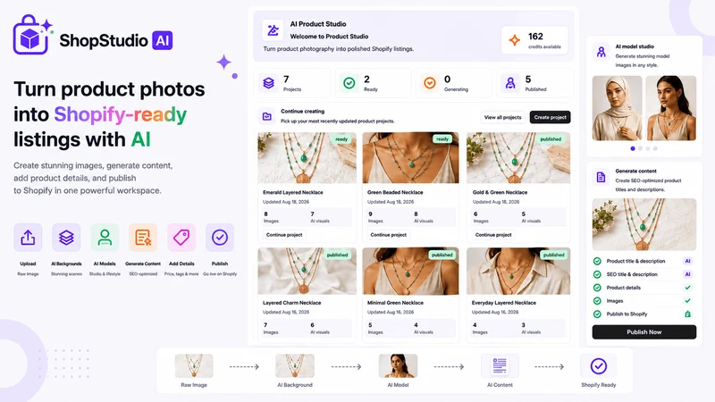 ShopStudio: AI Image Generator