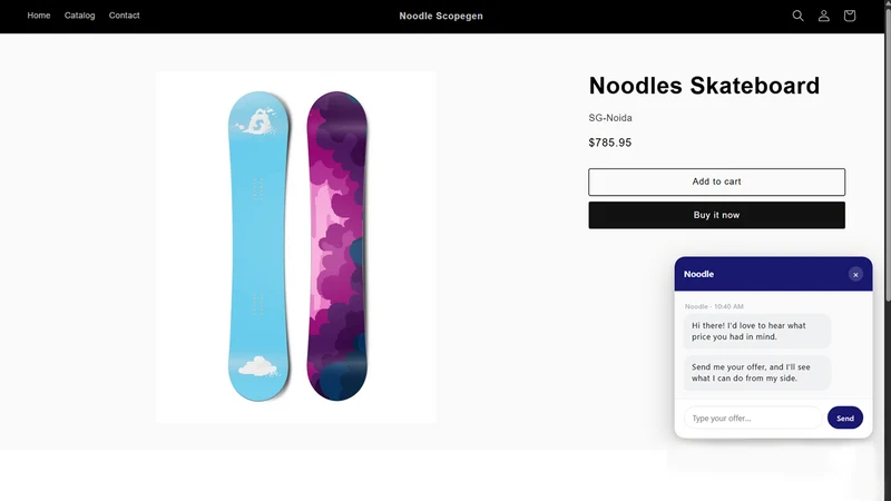 Noodle ‑ AI Negotiation