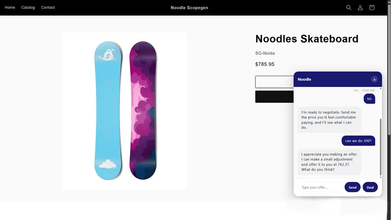 Noodle ‑ AI Negotiation