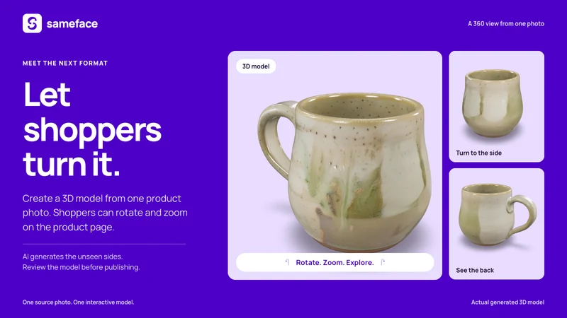 sameface: AI Product Photos
