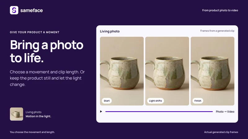 sameface: AI Product Photos