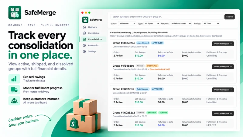 SafeMerge: Combine Orders