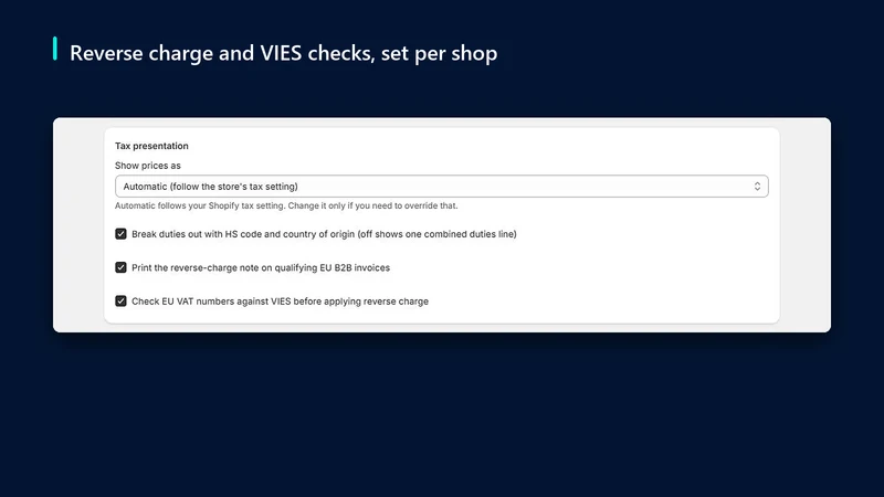 Reamly: Invoice & Packing Slip
